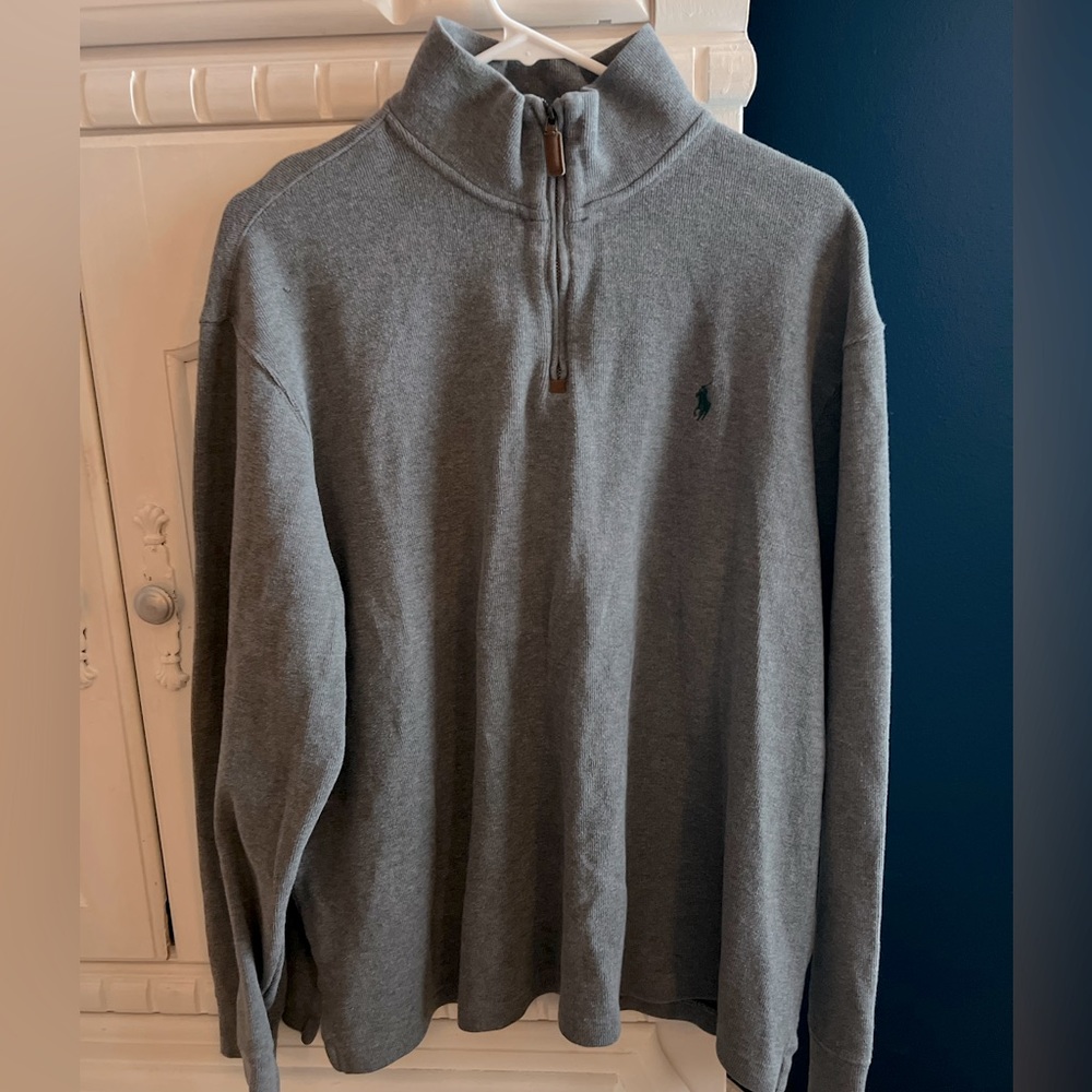 Polo Ralph Lauren Men’s Quarter-Zip Fleece Sweatshirt Size XL